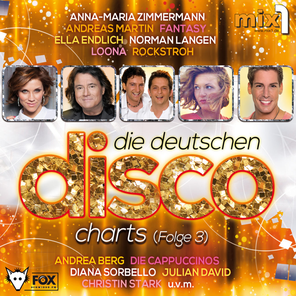 Die Hits auf 2 CDs: Die Deutschen Disco Charts (Folge 3) ab sofort im Handel & als Download erhältlich