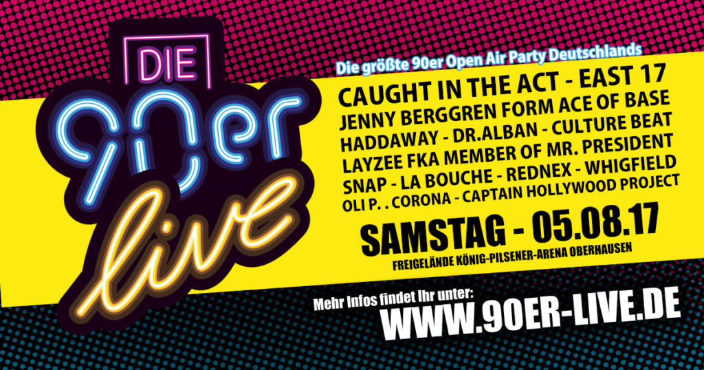 So etwas gab es noch nie – Die größte 90er Open Air Party Deutschlands