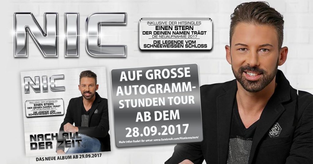 Nic meldet sich zurück - "Nach all der Zeit" heißt sein neues Album & erscheint am 29.09.2017
