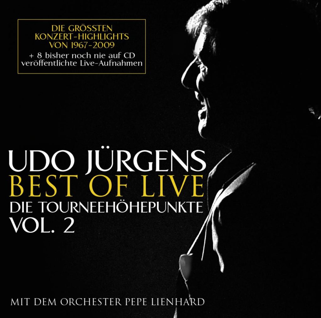 Udo Jürgens: "Best Of Live – Die Tourneehöhepunkte Vol. 2"