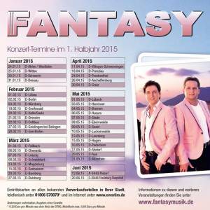 Fantasy 2015 wieder auf Solo-Tournee!